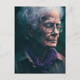 Carte Postale Femme âgée