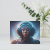 Carte Postale Femme Alien exotique (Debout devant)