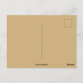 Carte Postale Femme amérindienne vintage Thanksgiving (Dos)