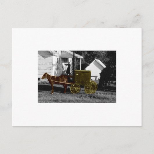 Carte Postale femme amish (Devant)