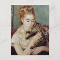 Femme au chat de Pierre-Auguste Renoir