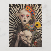 Carte Postale Femme au crâne (Devant)