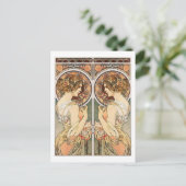 Carte Postale Femme au miroir (Debout devant)