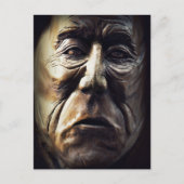 Carte Postale Femme autochtone Carturage du bois (Devant)