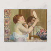 Carte Postale Femme avec miroir | Frederick Carl Frieseke (Devant)