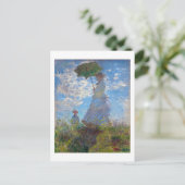 Carte Postale Femme avec Parasol, Monet (Debout devant)