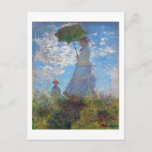 Carte Postale Femme avec Parasol, Monet<br><div class="desc">Oscar-Claude Monet (14 novembre 1840 - 5 décembre 1926) était un peintre français, un fondateur de la peinture impressionniste française et le praticien le plus constant et le plus prolifique de la philosophie du mouvement d'exprimer ses perceptions avant la nature, surtout en ce qui concerne la peinture en plein air...</div>