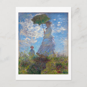Carte Postale Femme avec Parasol, Monet