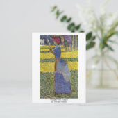 Carte Postale Femme Avec Parasol Par Georges Seurat (Debout devant)