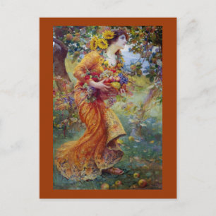 Carte Postale Femme avec prime d'été