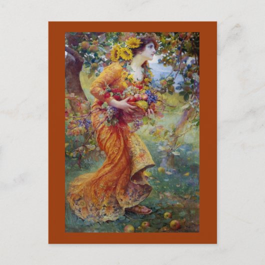 Carte Postale Femme avec prime d'été (Devant)