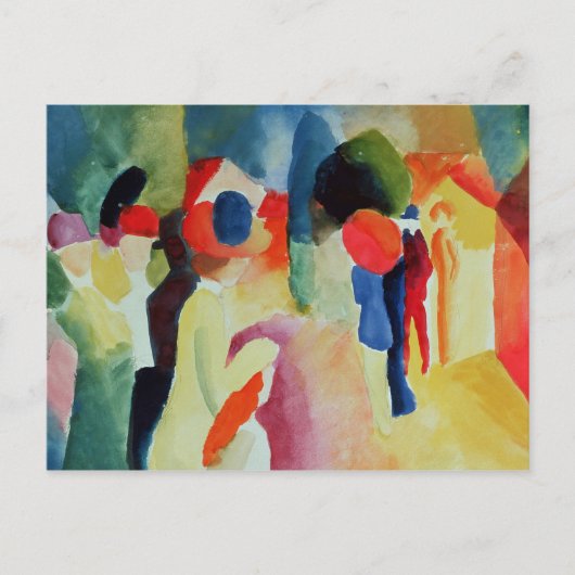 Carte Postale Femme avec une veste jaune, 1913 (Devant)