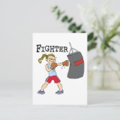 Carte Postale Femme Boxer (Debout devant)