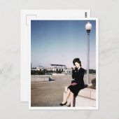 Carte Postale Femme branchée, Union Station, Washington DC (Devant / Derrière)
