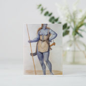 Carte Postale Femme britannique (Debout devant)