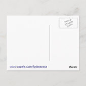 CARTE postale FEMME BUTERFLY (Dos)