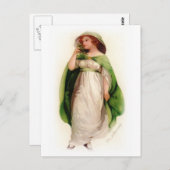Carte Postale Femme celtique vintage (Devant / Derrière)