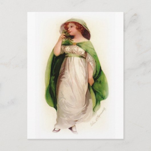 Carte Postale Femme celtique vintage (Devant)