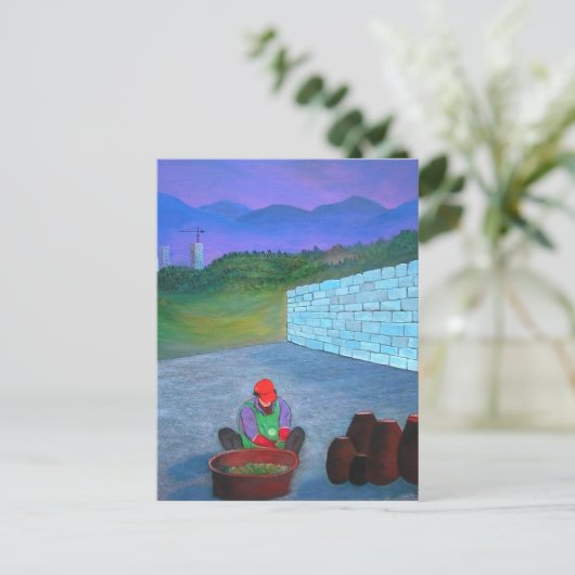 Carte Postale Femme coréenne Kimchi (Debout devant)