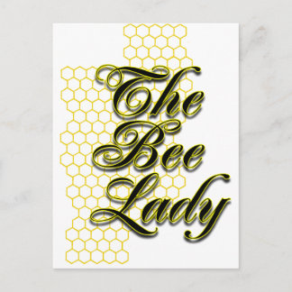 Carte Postale femme d'abeilles