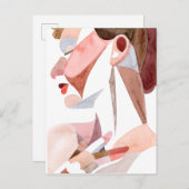 Carte Postale Femme d'âge d'or (Devant / Derrière)