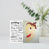 Carte postale Femme dans le magazine (Debout devant)