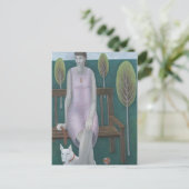 Carte Postale Femme dans le parc 2006 (Debout devant)