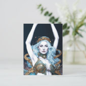 Carte Postale Femme dansante Steampunk (Debout devant)