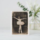 Carte Postale Femme danseuse de ballet vintage Retro (Debout devant)