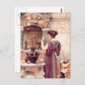 Carte Postale Femme de Beaux Arts Classiques (Devant / Derrière)