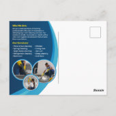 Carte Postale Femme de ménage Concierge Entretien Ménager (Dos)