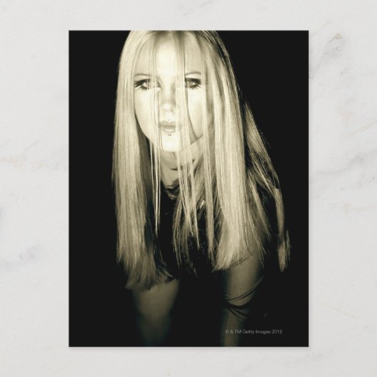 Carte Postale Femme de mode gothique (Devant)