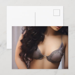 Carte Postale Femme de mode sensuelle