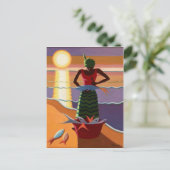 Carte Postale Femme de poisson 2009 (Debout devant)