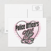 Carte Postale Femme de policiers (Devant / Derrière)
