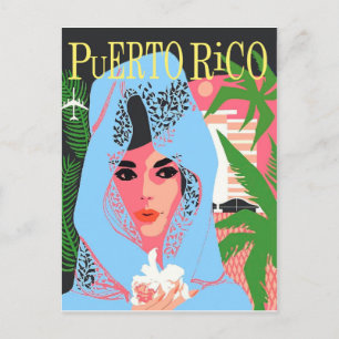 Carte Postale Femme de Porto Rico