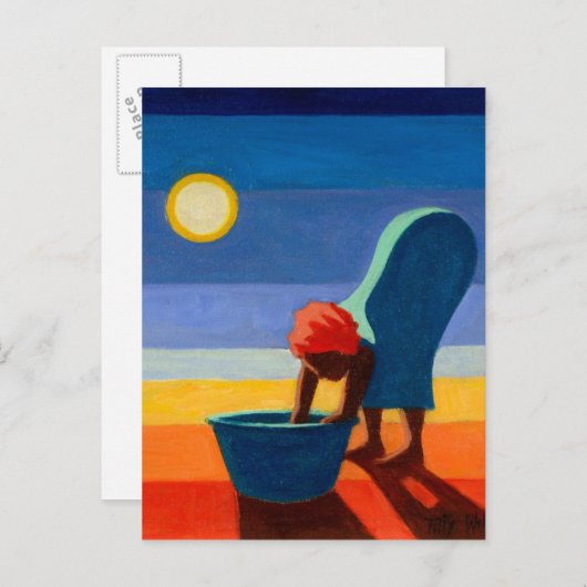 Carte Postale Femme de recourbement 2005 (Devant / Derrière)