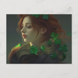 Carte Postale Femme de St. Patrick