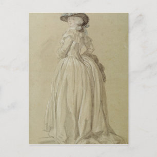 Carte Postale Femme debout