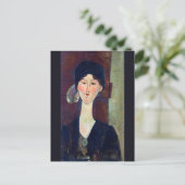 Carte Postale Femme devant la porte par Amedeo Modigliani (Debout devant)