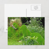 Carte Postale Femme d'herbe (Devant / Derrière)