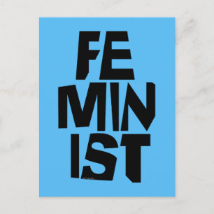 Carte Postale Femme égale imitation de fille féminine féministe