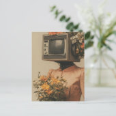 Carte Postale Femme Électronique (Debout devant)