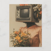 Carte Postale Femme Électronique (Devant)