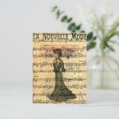 Carte Postale Femme en mode Nouvelle (Debout devant)