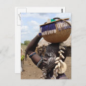 Carte Postale Femme éthiopienne 6 (Devant / Derrière)