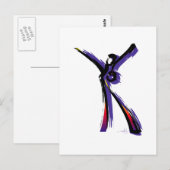 Carte Postale Femme figurative (Devant / Derrière)