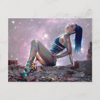 Carte Postale Femme future