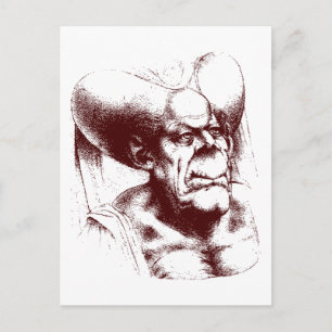 Carte Postale femme grotesque