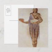 Carte Postale Femme indienne de Floride (Devant / Derrière)